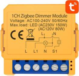Smart socket switch ZigBee Avatto ZDMS16-2