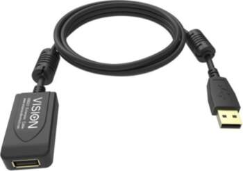 Vision Professional USB Extension Cable 5m