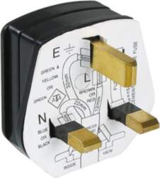 Bachmann 3-Pole Socket Black Power Connector