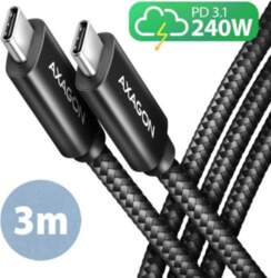 CABLE USB-C TO USB-C 3M 240W/BRAID