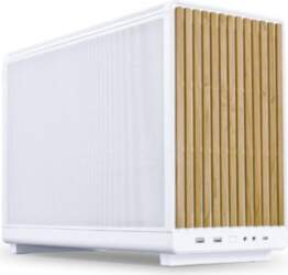 Case LIAN LI micro ATX/Micro-ITX White/Wood