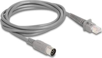 DeLOCK 2m Network Adapter Cable Grey