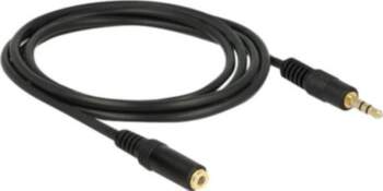 Delock Audio Extension Cable, Black