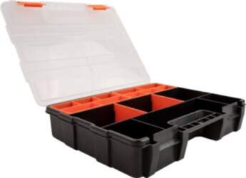 DeLOCK Tool Box Black Orange Plastic