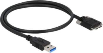 Delock USB Cable 50cm Black