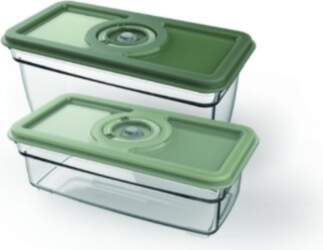 Electrolux EVFB1 rectangular set green, transparent