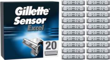 Gillette Sensor Excel Barberblade, 20 pcs