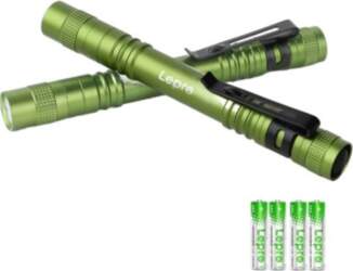 LEPRO 120023L-GN-2 Flashlight, 2 pcs.
