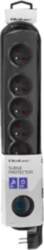 Qoltec Quick Switch Surge Protector 6-Outlet