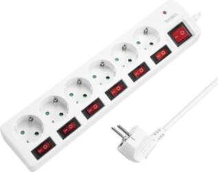 2direct LogiLink 6-pin socket box 16A