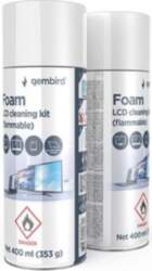 CLEANING KIT LCD FOAM 400ML/CK-LCD-08 GEMBIRD