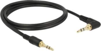 Delock 1m Black Audio Cable