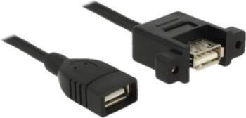Delock 50cm USB Cable Black