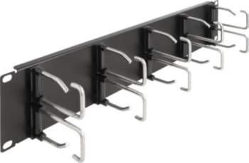 DeLOCK Cable Management Panel Black