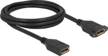Delock DisplayPort Cable 2m Black