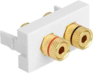 Delock Easy 45 Click-in Module Red/Black