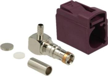 Delock FAKRA D jack 90° for
