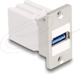 Delock Keystone Module USB Adapter Silver