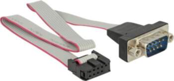 Delock Serial Cable 25cm Grey