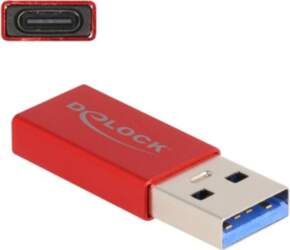 Delock USB-C Adapter Red