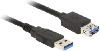 Delock USB Extension Cable 1m Black
