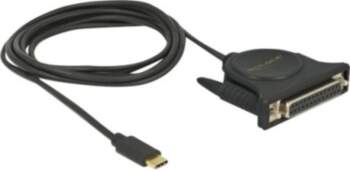 Delock USB/Parallel Cable 1.8m Black
