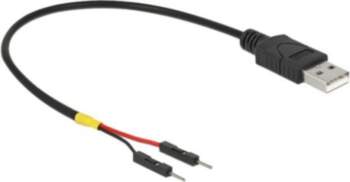 Delock USB/Power Cable 20cm Black