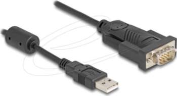 Delock USB/Serial Cable 25cm Black