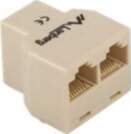 Lanberg Unshielded Network Splitter Brown