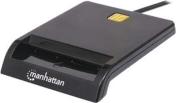 Manhattan USB-A Contact Card Reader, 12
