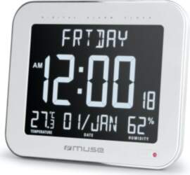 Muse Wall Clock with Alarm Function