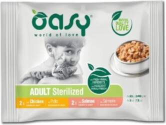OASY Chunks in gravy Multipack Sterilized