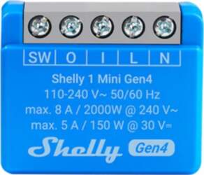 Shelly 1 Mini Gen4 Controller Zigbee/Matter