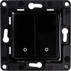 Shelly wall switch 2 button (black)