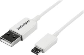 StarTech.com 2m White Micro USB