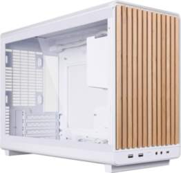 Case LIAN LI micro ATX/Micro-ITX White/Wood