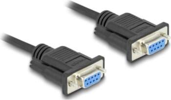 DeLOCK 10m Serial Cable Black