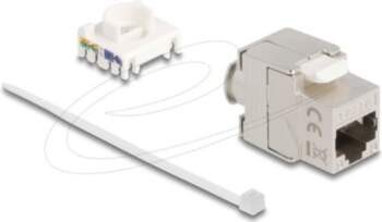 DeLOCK CAT 6a Keystone Module White