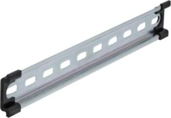 DeLOCK DIN Rail Panel Gray
