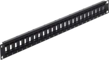 Delock Keystone Patch Panel Black