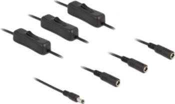 Delock Power Cable 1m Black