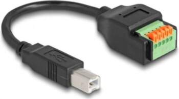 Delock USB Adapter, 15cm Black