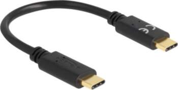 Delock USB Type-C Cable 15cm Black