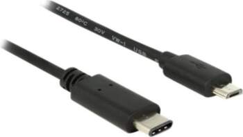 Delock USB Type-C Cable 50cm Black