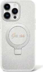 Guess Ring Stand Script Glitter MagSafe