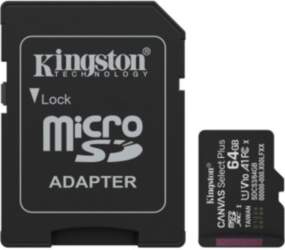 Kingston 64GB microSDXC Canvas Select Plus