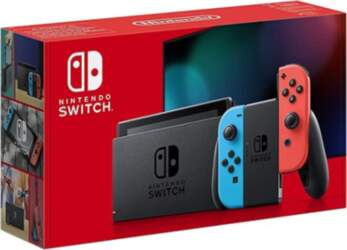 Nintendo Switch V2 Console Neon Red