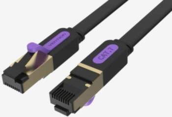 PATCH CABLE CAT.7 FLAT/10M BLACK