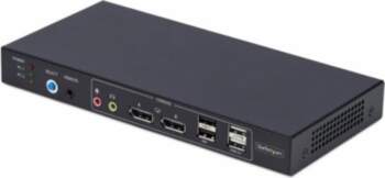 StarTech.com 2-Port Dual-Monitor DP KVM