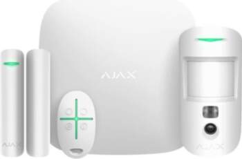 ALARM SECURITY STARTERKIT CAM/HDR WHITE 156253